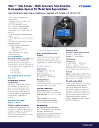 Thumbnail of document Data Sheet - HANI-B Hani Temperature Sensor for Metal Tanks